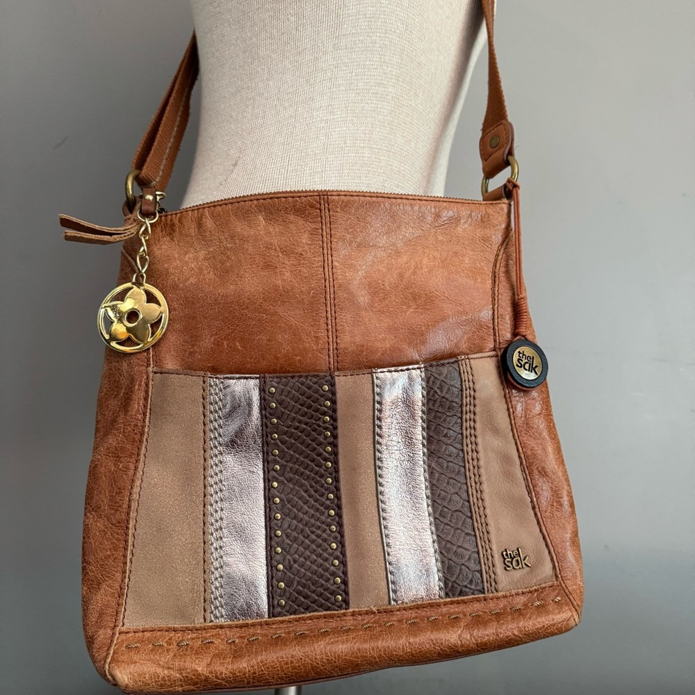 The Sak Leather Crossbody Bag